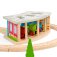 Bigjigs Rail Trojité depo s vraty - poškozený obal