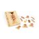 Bigjigs Toys Dřevěné puzzle Anatomie dívka