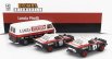 Brekina plast Lancia Set Fiat 238 Van Assistance + 2x Stratos Hf Pirelli (night Version) N 4 N 0 Rally 1978 1:87 Černá Červená Bílá
