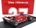 Brumm Ferrari F1  126ck Turbo N 27 Italy Gp 1981 Gilles Villeneuve 1:43 Red