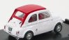 Brumm Fiat 500 595ss Abarth 1964 1:43 Bílá Červená