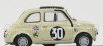 Brumm Fiat 500tv Giannini N 30 Coppa Carri Monza 1966 Campione D'italia Maurizio Zanetti 1:43 Ivory