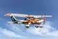 RC letadlo Cessna Skylane T 182 1,75m, černo/oranžová