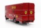 Cmr Om fiat 150 Rolfo Truck Car Transporter 2-assi 1966 - For F1 312b 1970 And Ferrari P3 Spider 1966 1:18 Red