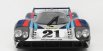 Cmr Porsche 917lh 4.9l Team Martini Racing N 21 24h Le Mans 1971 Vic Elford - Gerard Larrousse 1:12 Stříbrná Modrá