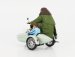 Corgi Motorcycle Hagrid's Sidecar Harry Potter - Movie 1:36 Velmi Světle Zelená