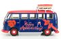 Corgi Volkswagen T1 Minibus Happy Anniversary 1961 1:43 Modrá Červená