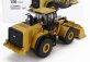 Dm-models Caterpillar Cat966gc Ruspa Gommata - Scraper Tractor Wheel Loader 1:50 Žlutá Černá