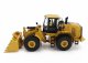 Dm-models Caterpillar Cat966gc Ruspa Gommata - Scraper Tractor Wheel Loader 1:50 Žlutá Černá
