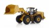 Dm-models Caterpillar Cat966gc Ruspa Gommata - Scraper Tractor Wheel Loader 1:50 Žlutá Černá