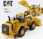 Dm-models Caterpillar Cat994k Ruspa Gommata - Scraper Tractor Wheel Loader 1:50 Žlutá Černá