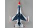 RC letadlo E-flite F-16 Thunderbirds 0.8m SAFE Select BNF Basic