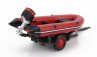 Edicola Accessories Trailer White Boat - Fire Engine - Vigili Del Fuoco - Feuerwehr 1:43