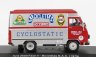 Edicola Avia 2500 Fase Ii Van - Bicicletas Gac Cyclostatic 1975 1:43 Červená Stříbrná