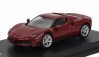 Edicola Ferrari 296 Gtb Hybrid 830hp V6 2021 - Con Vetrina - With Showcase 1:64 Red