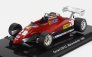 Edicola Ferrari F1  126 C2 N 28 Season 1982 Mario Andretti - Con Vetrina - With Showcase 1:24 Red