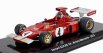 Edicola Ferrari F1  312 B3 N 4 Season 1973 Arturo Merzario - Con Vetrina - With Showcase 1:24 Red