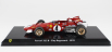 Edicola Ferrari F1  312b N 4 Season 1970 Clay Regazzoni - Con Vetrina - With Showcase 1:24 Červená Bílá
