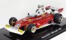 Edicola Ferrari F1 312t Team Ferrari Sefac N 12 World Champion Season 1975 Niki Lauda - Con Vetrina - With Showcase 1:24 Červená Bílá