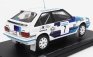 Edicola Mazda 323 4wd N 7 Winner Rally Swedish 1989 I.carlsson - P.carlsson 1:24 Bílá Světle Modrá