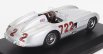 Edicola Mercedes benz 300 Slr Spider N 722 Winner Mille Miglia 1955 Stirling Moss - Denis Jenkinson 1:43 Silver