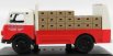 Edicola Om fiat Leoncino Truck Portabottiglie Spumador 1957 - Transport Bottle 1:43 Červená Bílá