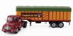 Edicola Willeme Lc610 Truck Transports Du Cerf 1952 - Without Card Box 1:43 Červená Oranžová Zelená
