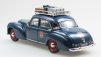 Esval model Delage D6-3l By Autobineau Taxi Paris Closed Roof With Baggage 1954 1:43 Modrá Červená