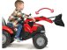 FALK - Šlapací traktor Case IH Puma 240CVX s nakladačem, rypadlem a vlečkou