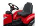 FALK - Šlapací traktor Garden Master s vlečkou červený