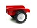 FALK - Šlapací traktor Garden Master s vlečkou červený
