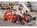 FALK - Šlapací traktor Kubota s nakladačem, rypadlem a vlečkou