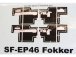 Fokker D.VII 1.2m ARF, tmavě modrá