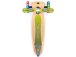 Globber - Koloběžka Primo Foldable Wood Lights modro-zelená