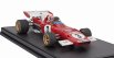 Gp-replicas Ferrari F1  312b2 N 3 3rd Dutch Zandvoort Gp (with Pilot Figure) 1971 Clay Regazzoni - Con Vetrina - With Showcase 1:18 Červená Bílá