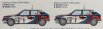 Italeri Lancia Delta Hf Integrale Martini 16v N 1 + Delta Hf Integrale 16v Martini N 7 1:24