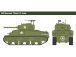 Italeri Wargames - M4 Sherman 75mm (1:56)