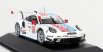 Ixo-models Porsche 911 991 Rsr Porsche Gt Team N 911 1:43, bílá