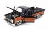 Jada Chevrolet C-10 Pick-up Custom 1985 1:24 Černá Hnědá