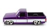 Jada Chevrolet C-10 Pick-up Custom 1985 1:24 Fialová Bílá
