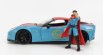 Jada Chevrolet Corvette Z06 2015 With Doctor Strange Figure 1:24 Modrá Červená