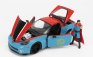 Jada Chevrolet Corvette Z06 2015 With Doctor Strange Figure 1:24 Modrá Červená