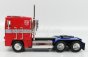 Jada Freightliner Flt86 Tractor Truck 3-assi 1986 - Optimus Prime Transformers Iv L'era Dell'estinzione - Movie 2014 1:24 Červená Modrá