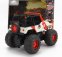 Jada Jeep Wrangler Sea And Water Land Open 2015 - Jurassic World 1:16 Bílá Červená