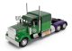 Jada Peterbilt 379 Tractor Truck 3-assi Hulk 1992 1:24 2 Tóny Zelené