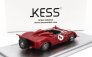 Kess-model Ferrari 350 P4 Spider Can-am S/n0858 N 4 Tasman Gp Longford 1968 C.amon 1:43 Red
