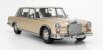 Kk-scale Mercedes benz S-class 600 Pullman (w100) 1963 1:18 Gold Met