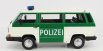 Kk-scale Volkswagen T3 Minibus Syncro Polizei 1987 1:18 Zelená Bílá