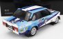 Kyosho Fiat 131 Abarth N 2 Winner Rally Piancavallo 1981 1:18, bílomodrá