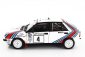 Kyosho Lancia Delta Hf Integrale 4wd Team Lancia  N 4 Winner Rally 1000 Lakes 1987 Markku Alen - Ilkka Kivimaki 1:18 Bílá Červená Modrá